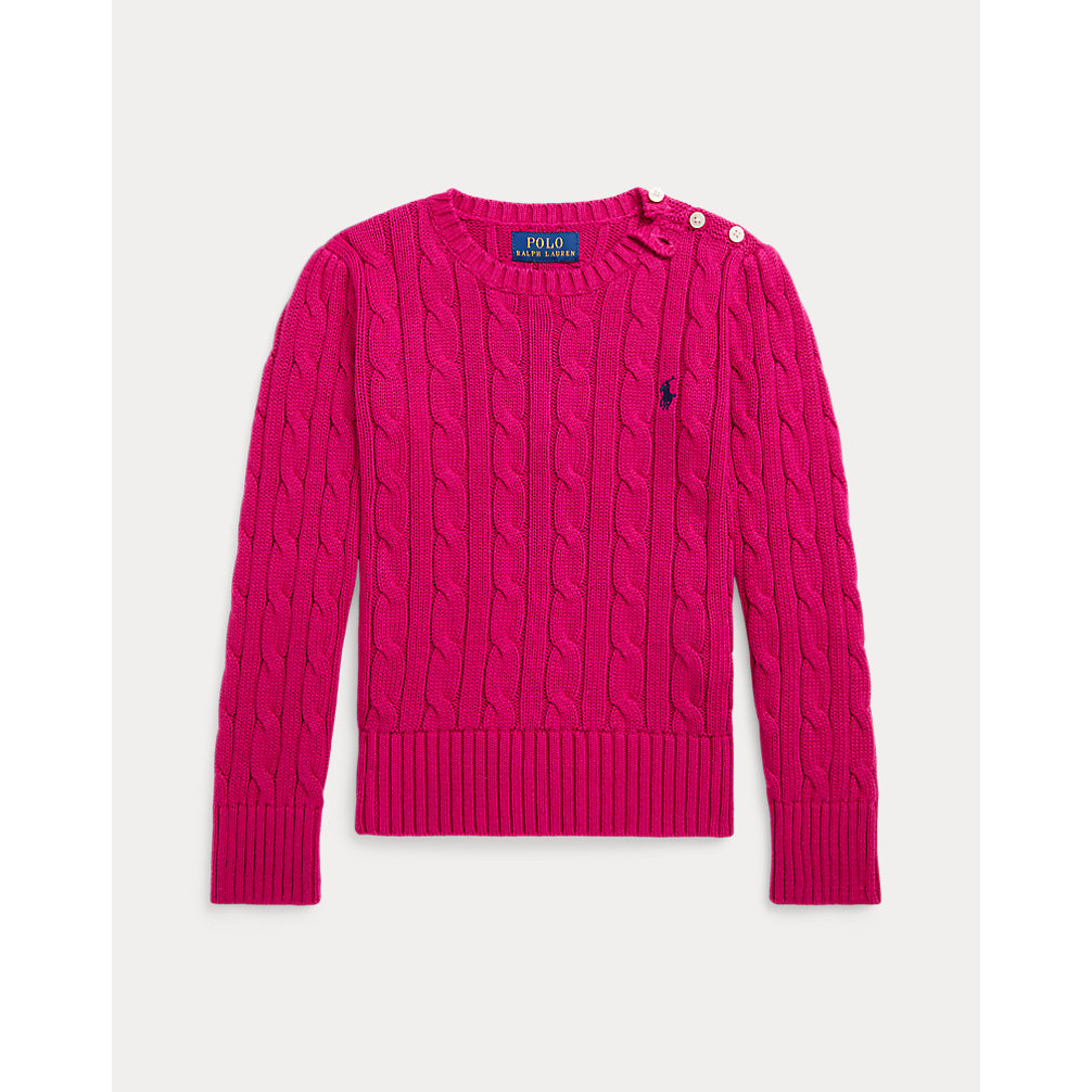 'Cable-Knit Cotton Sweater' pour Bambins & petites filles