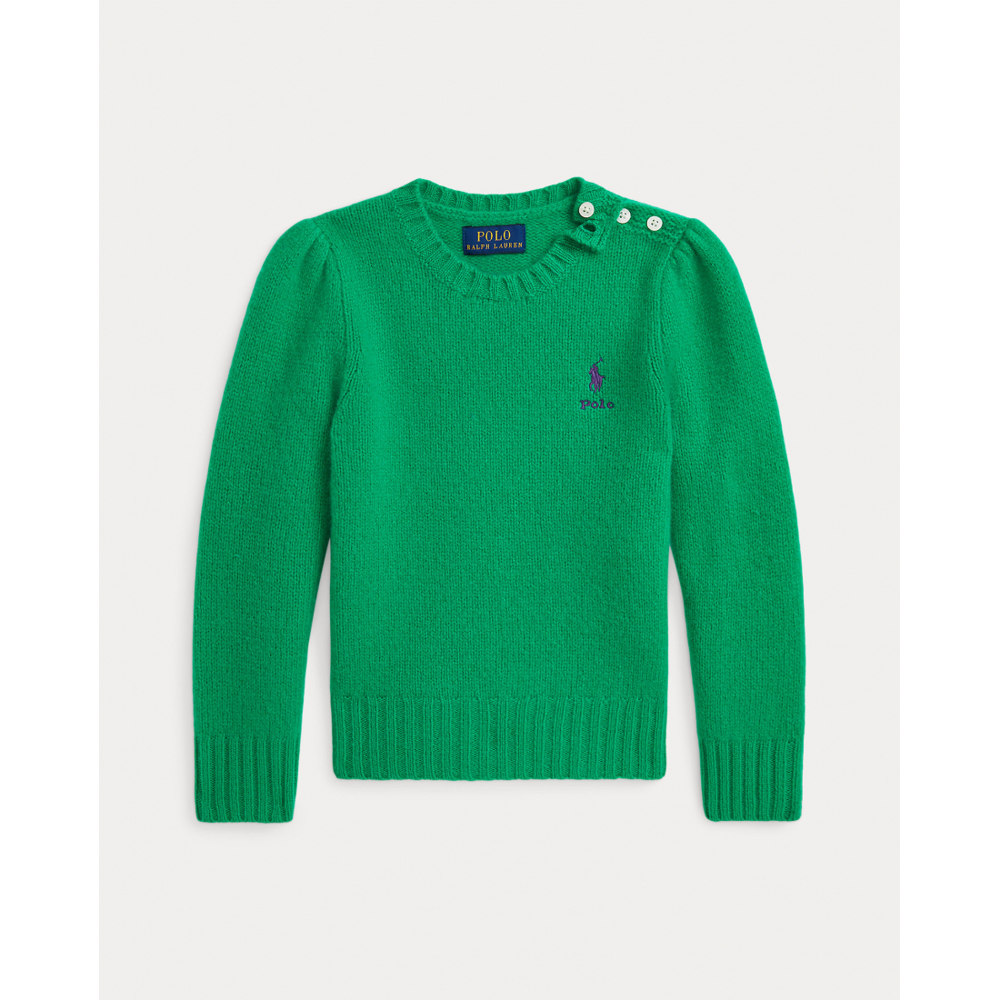 'Logo Wool-Blend Sweater' pour Petites filles