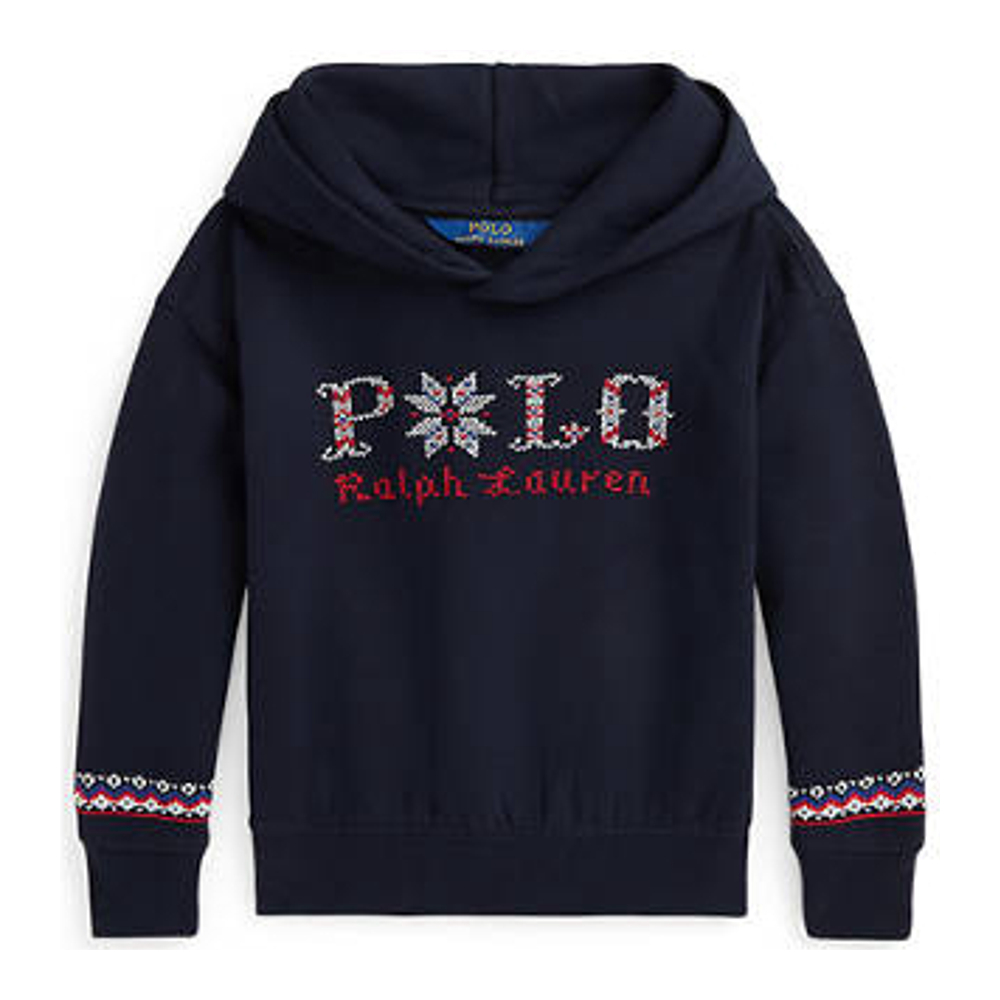 'Logo Fleece Hoodie' pour Petites filles