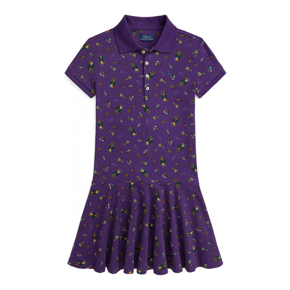'Polo Bear Stretch Mesh Polo Dress' pour Grandes filles
