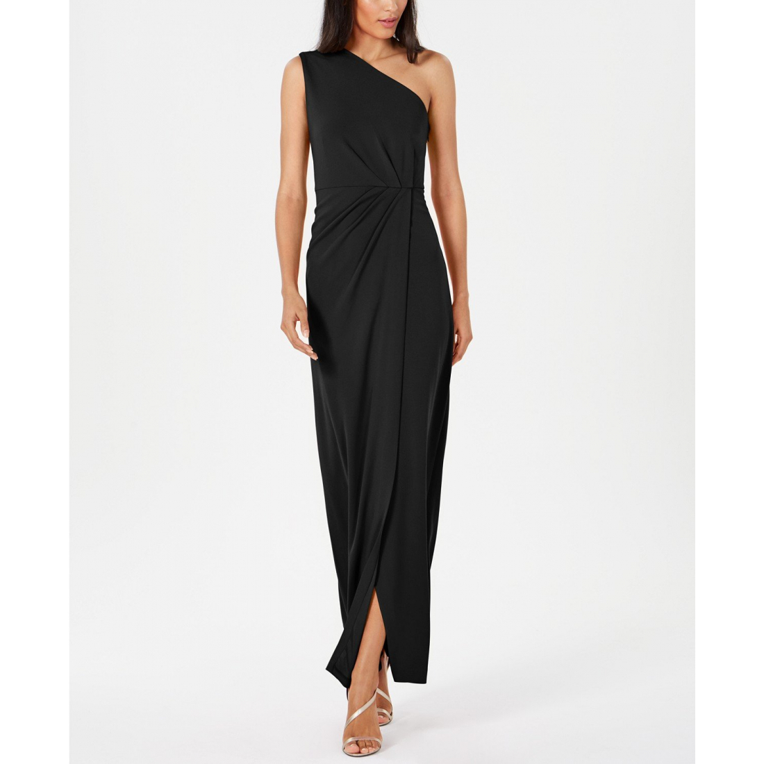 Women's 'Draped One-Shoulder Gown'
