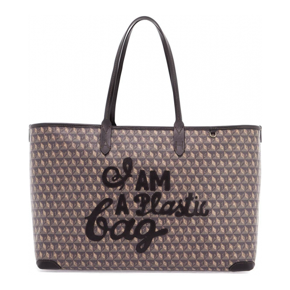Women's 'I Am A Plastic Bag Zipped' Tote Bag