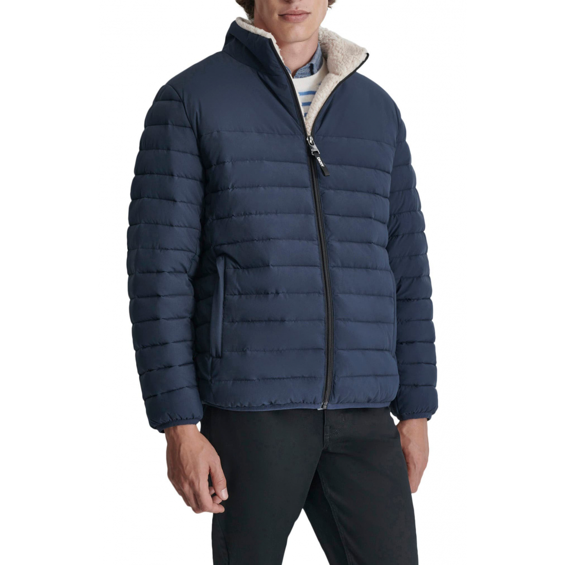 Veste matelassée 'Water Resistant Faux Shearling Lined' pour Hommes