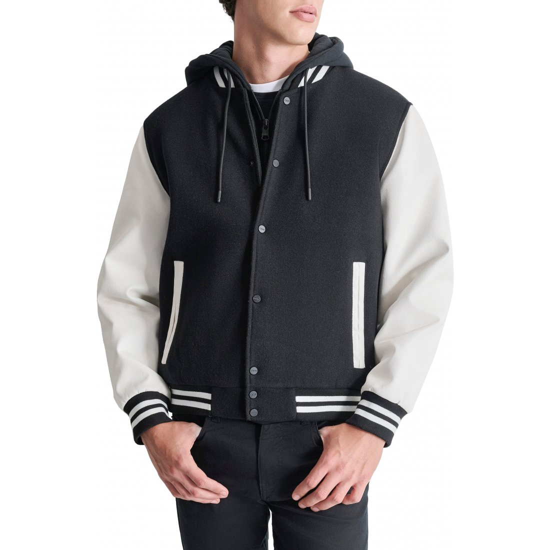 Blouson bomber 'Water Resistant Varsity' pour Hommes