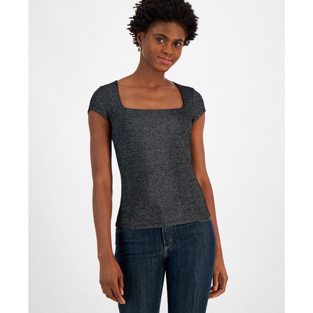 Top 'Metallic' pour Femmes