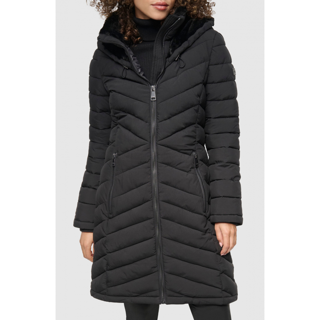 Veste matelassée 'Stretch Packable Longline' pour Femmes