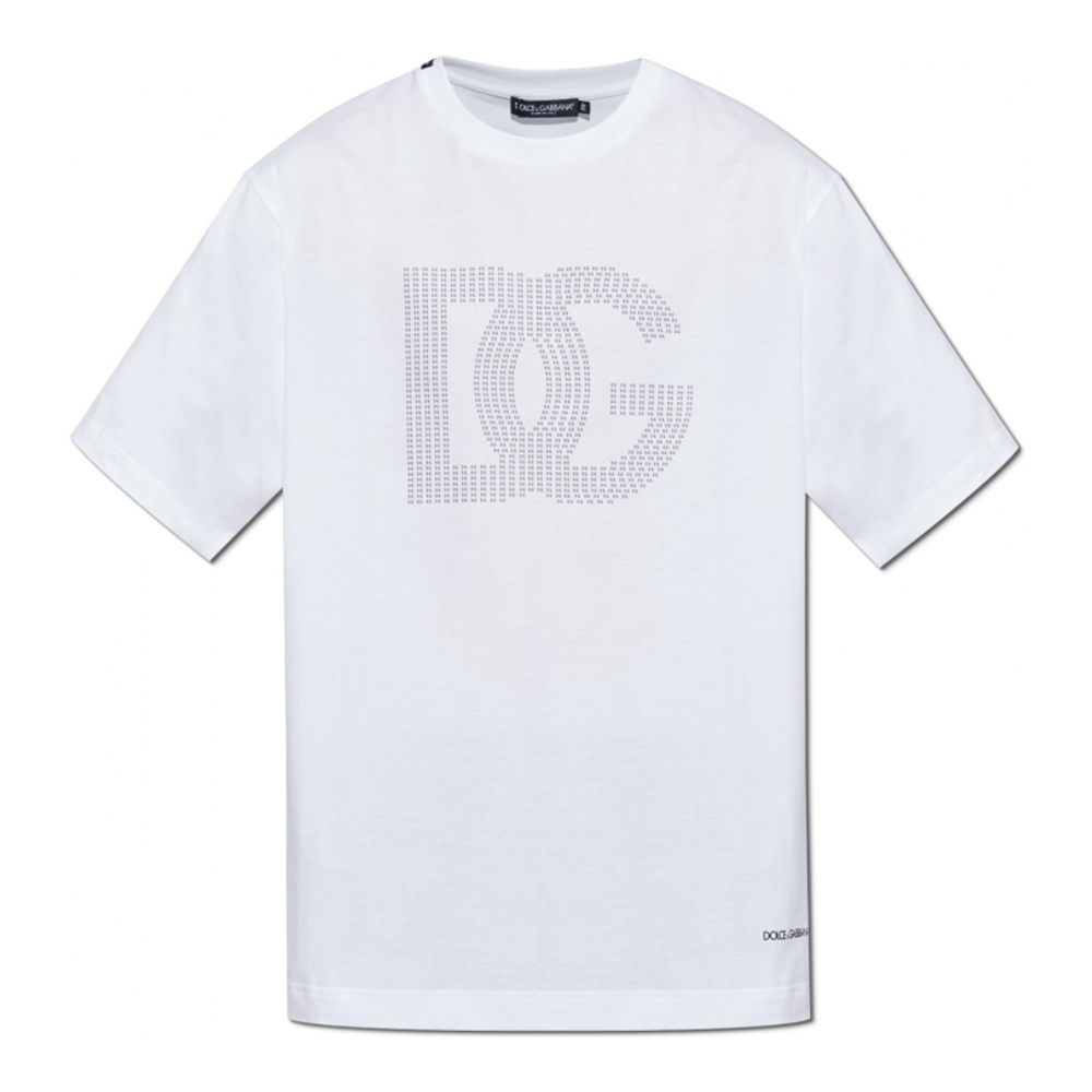 'Logo-Print' T-Shirt für Herren