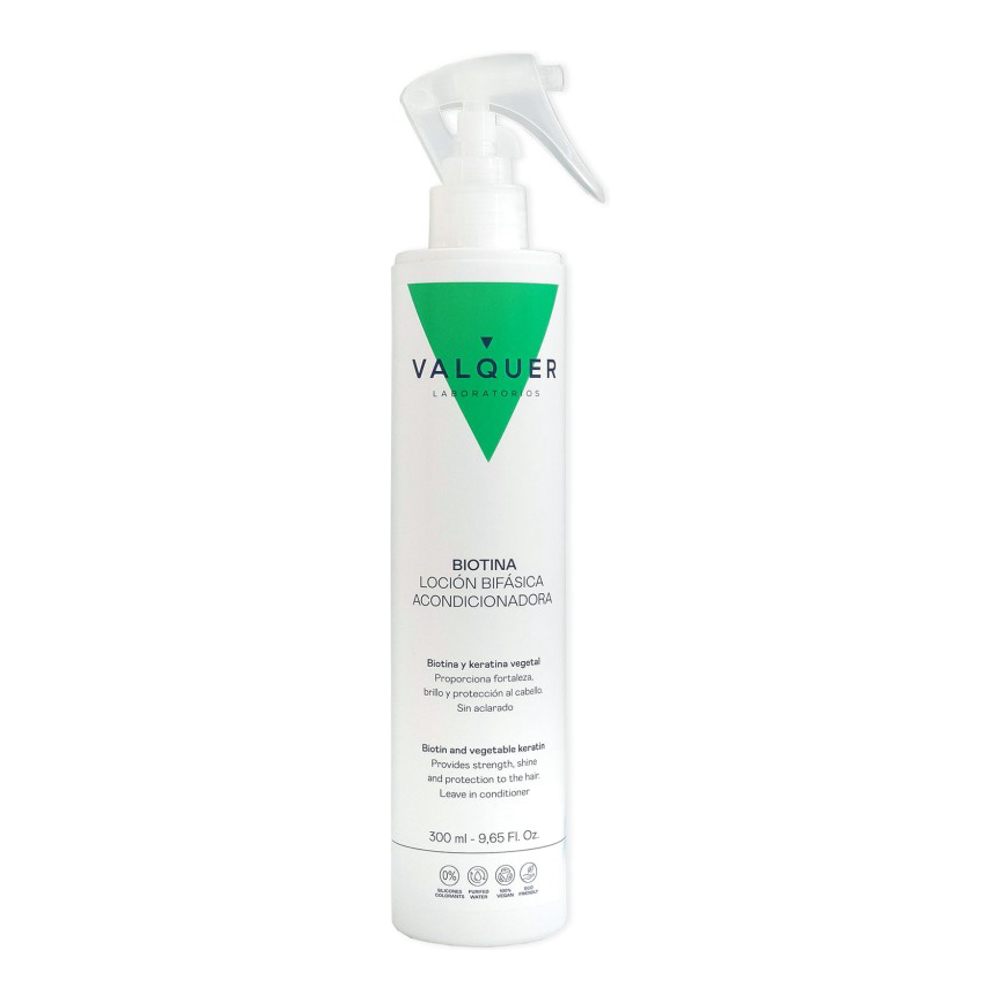 Après-shampooing sans rinçage 'Biotin and Vegetable Keratin Biphasic' - 300 ml