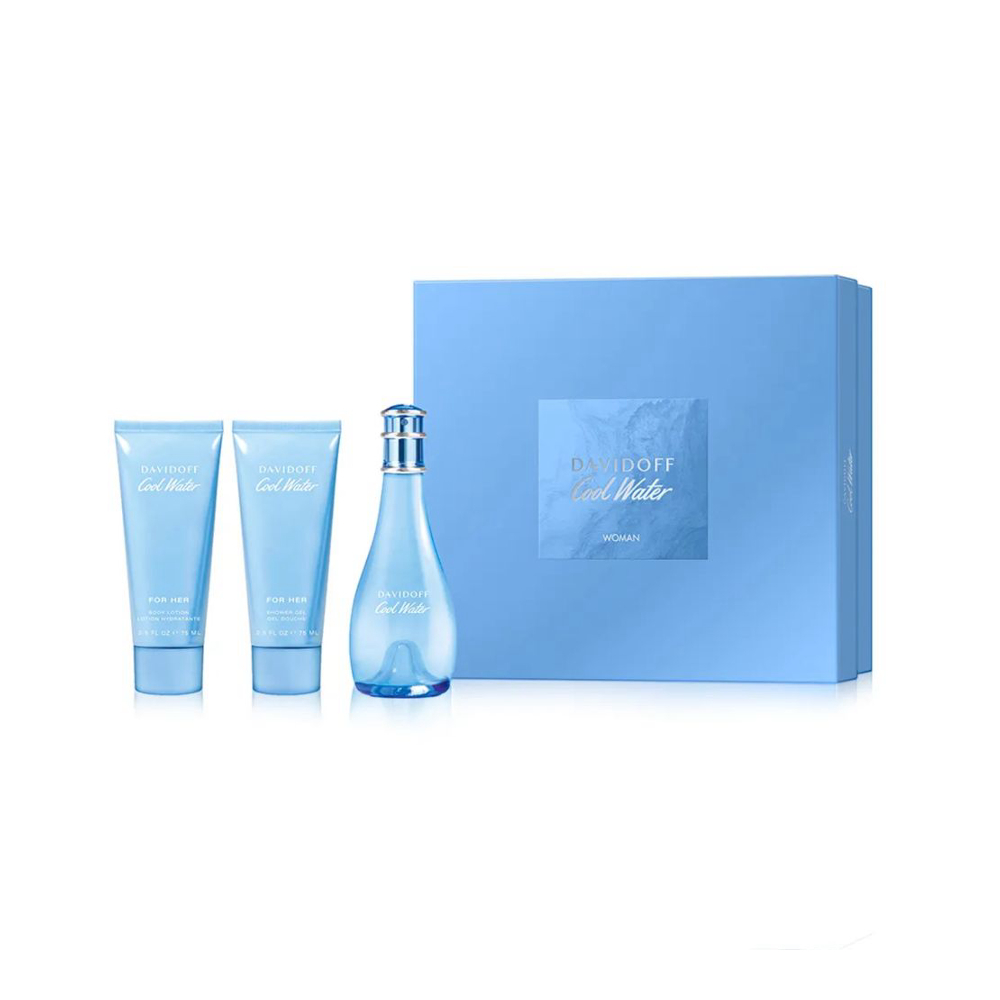 Coffret de parfum 'Cool Water Woman' - 3 Pièces