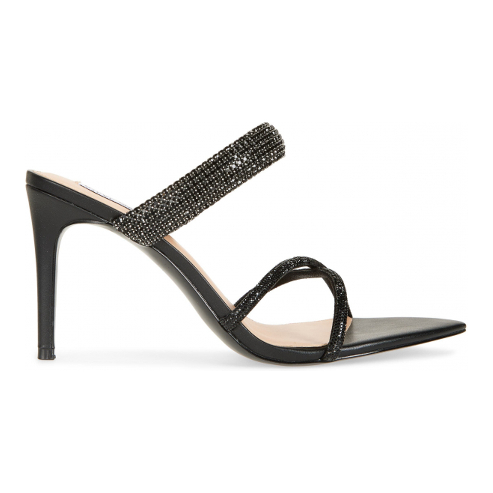 Women's 'Camina Crystal Strap Slide' High Heel Sandals