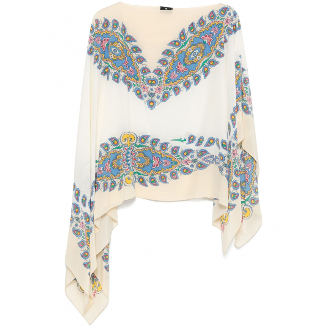 Women's 'Paisley-Print' Poncho