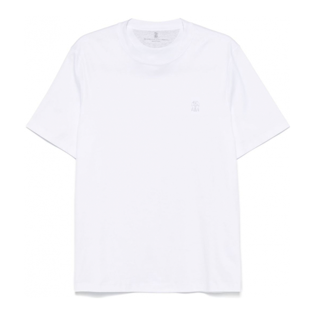 'Logo-Print' T-Shirt für Herren