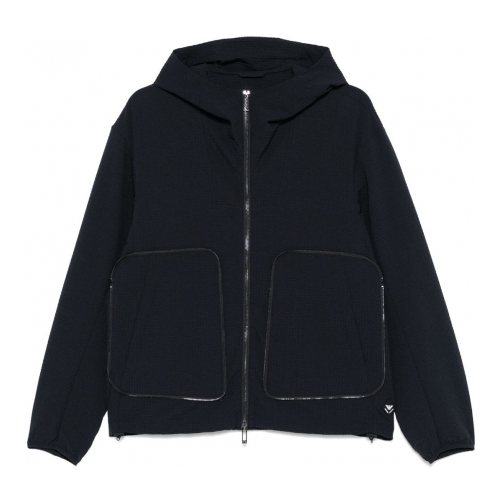 Veste 'Seersucker Zip-Up' pour Hommes