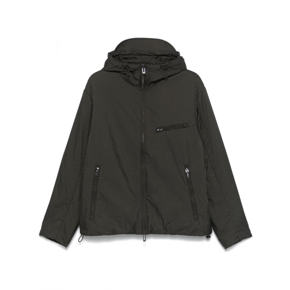 Veste 'Jacquard-Lettering Hooded' pour Hommes