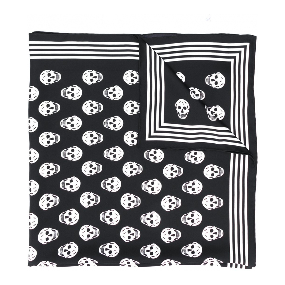 Foulard en soie 'Mini Skull Print' pour Femmes