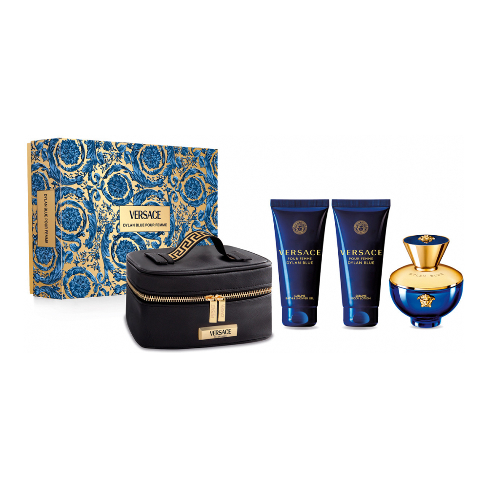 Coffret de parfum 'Dylan Blue Pour Femme' - 4 Pièces