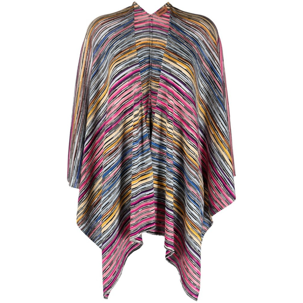 Women's 'Striped Knitted' Cape