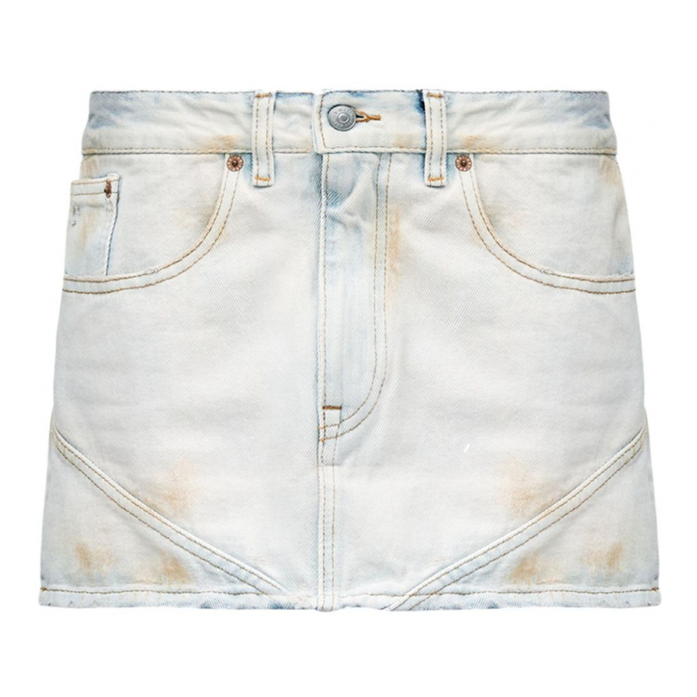 Women's 'Logo-Patch' Mini Skirt