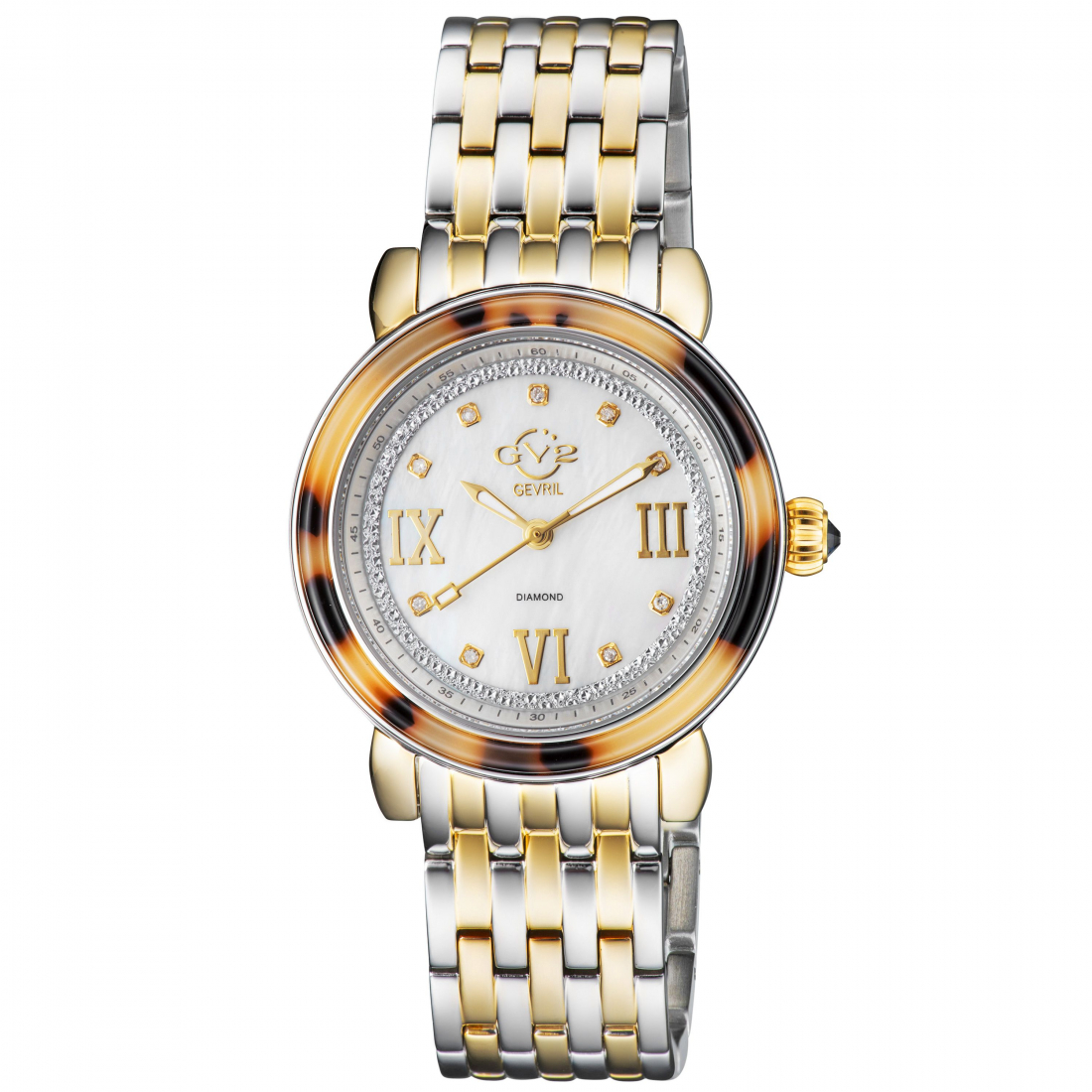 Montre 'Marsala Tortoise' Quartz Suisse pour Femmes