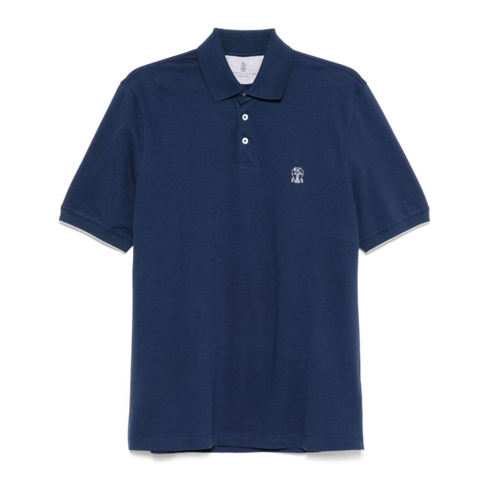 Polo 'Logo-Print' pour Hommes