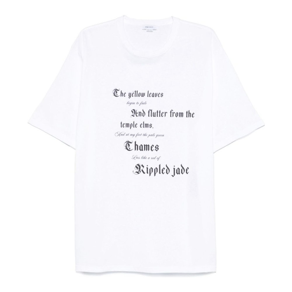 T-shirt 'Text-Print' pour Hommes