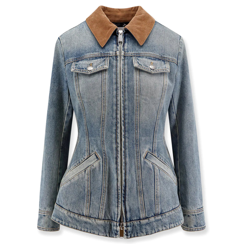 Veste en jeans 'Delavé' pour Femmes