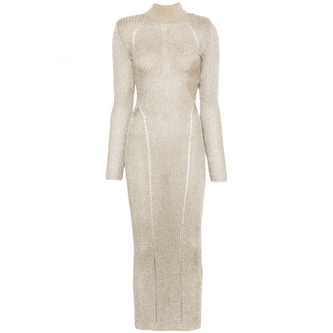 'Lurex Knitted' Maxi Kleid für Damen
