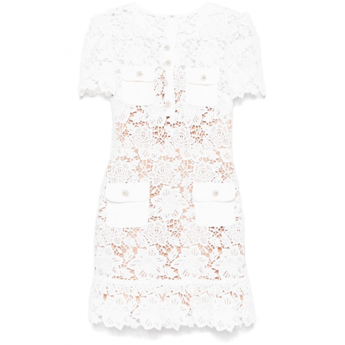 Robe mini 'Floral-Lace' pour Femmes