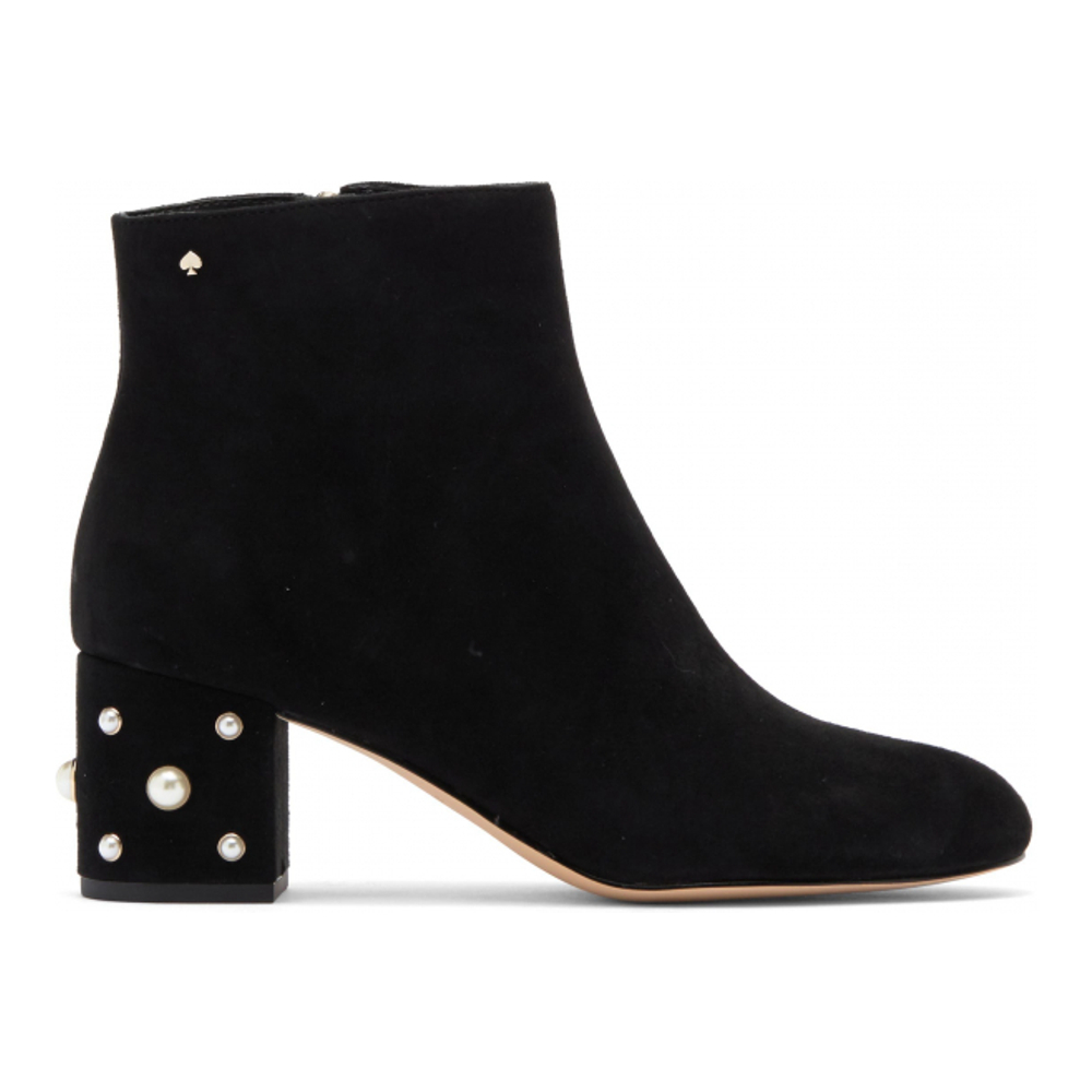 Bottines 'Taraji Faux Pearl Block Heel' pour Femmes