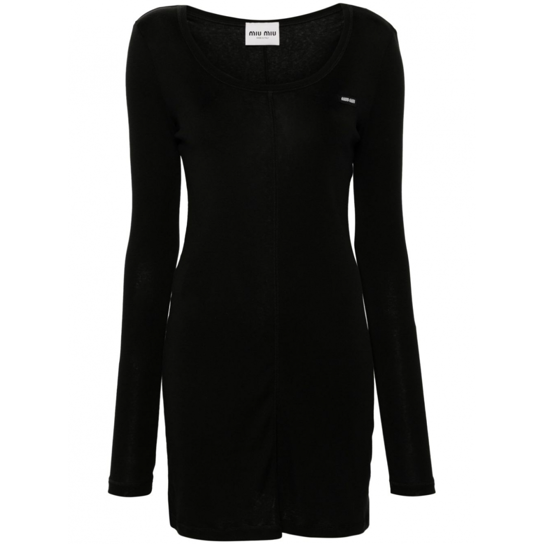 Women's 'Logo-Patch' Long-Sleeved Dress
