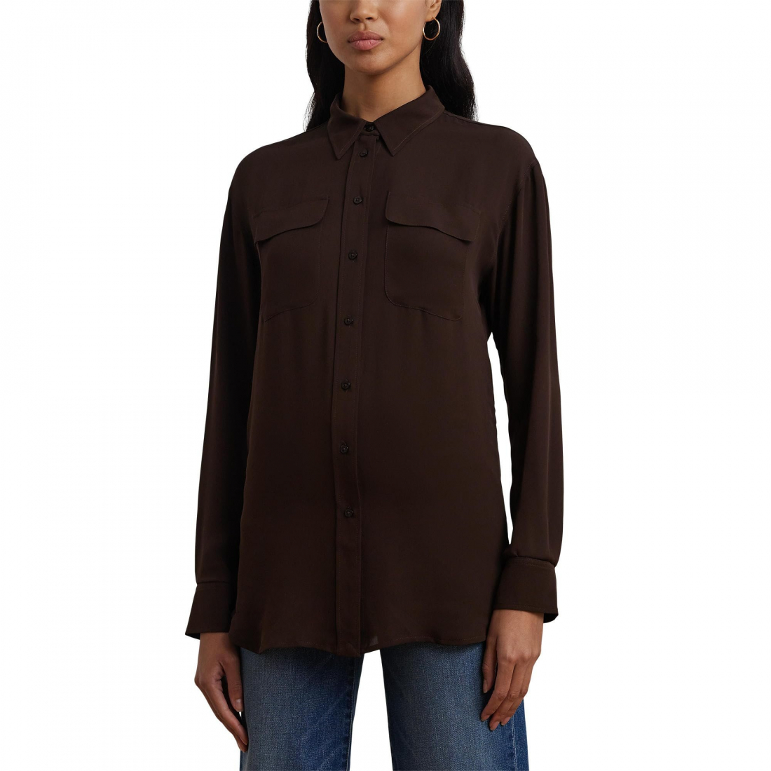 Women's 'Crepe de Chine' Shirt