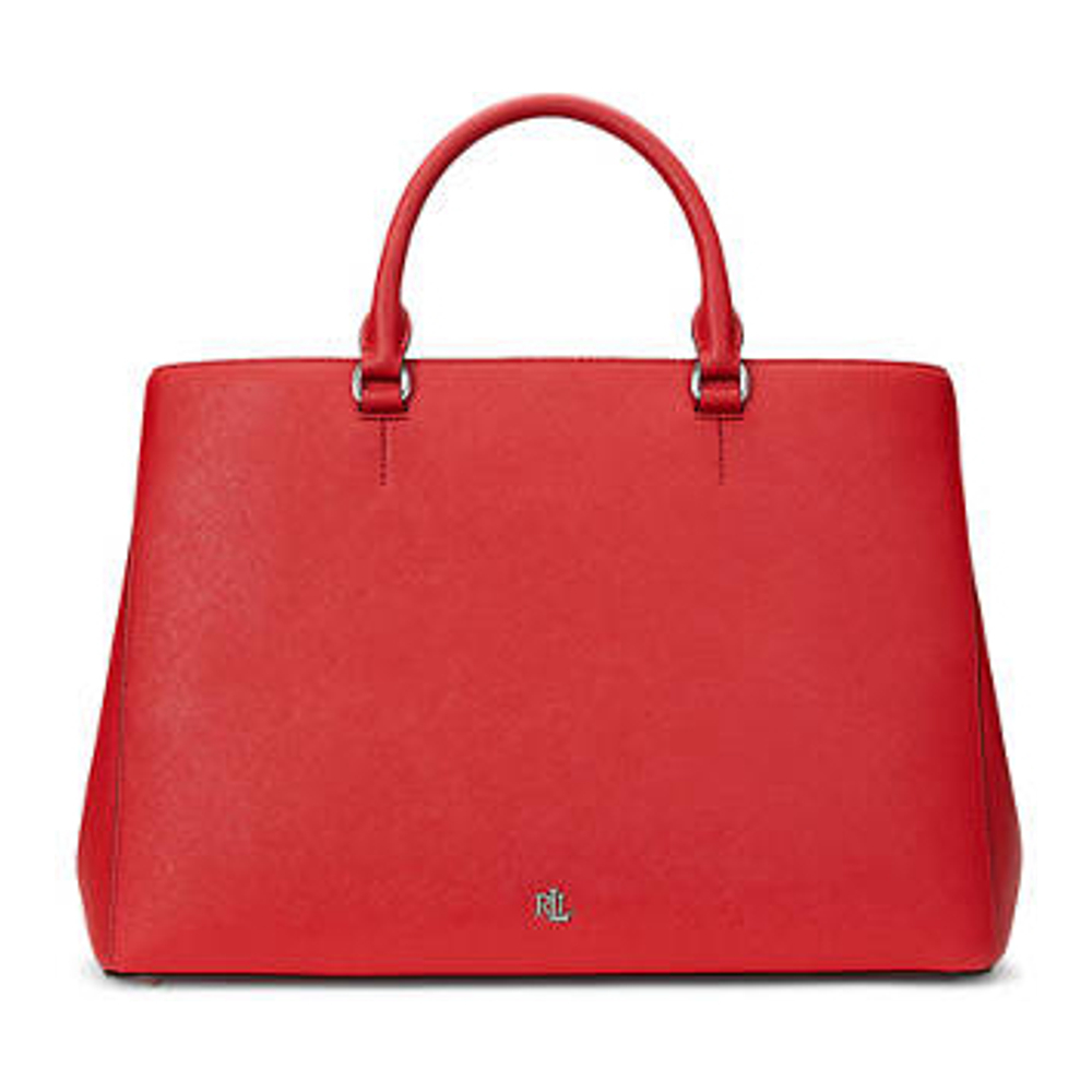 'Crosshatch Leather Large Hanna Satchel' pour Femmes