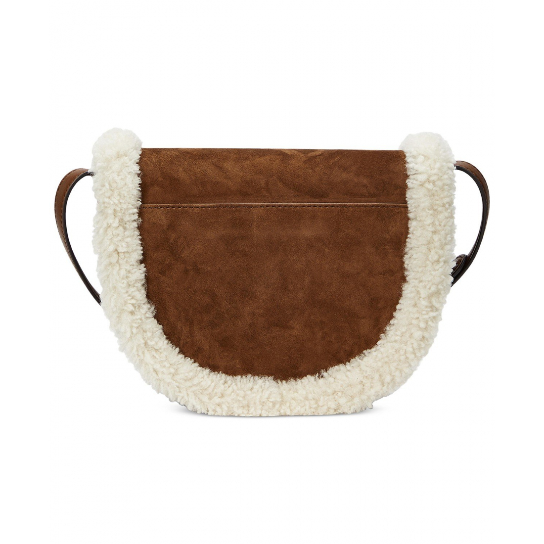 'Suede Small Witley Crossbody with Sherpa Trim' pour Femmes