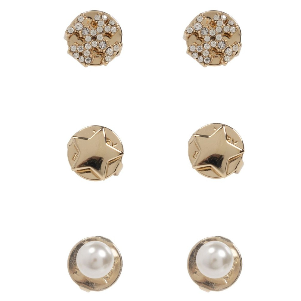 Women's 'Pearl-Detailing' Earrings Set - 3 Pieces