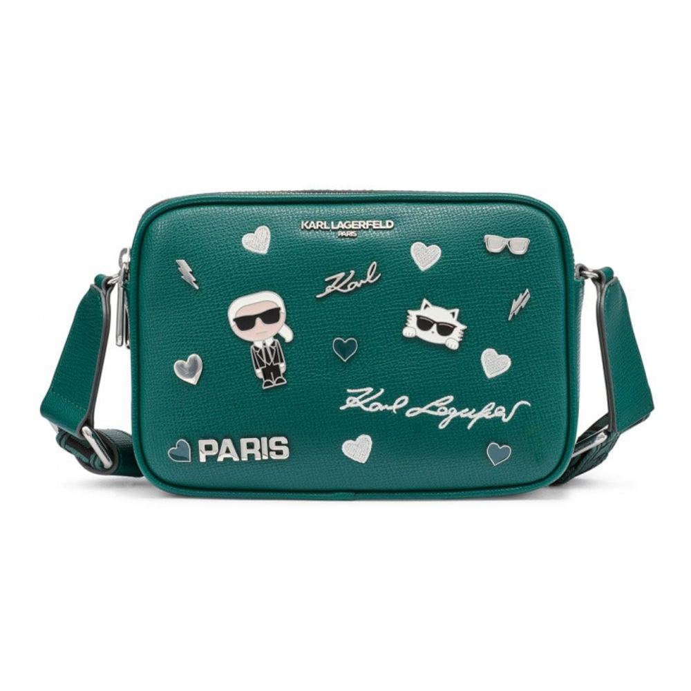 Women's 'Maybelle Cate Pins Camera' Crossbody Bag