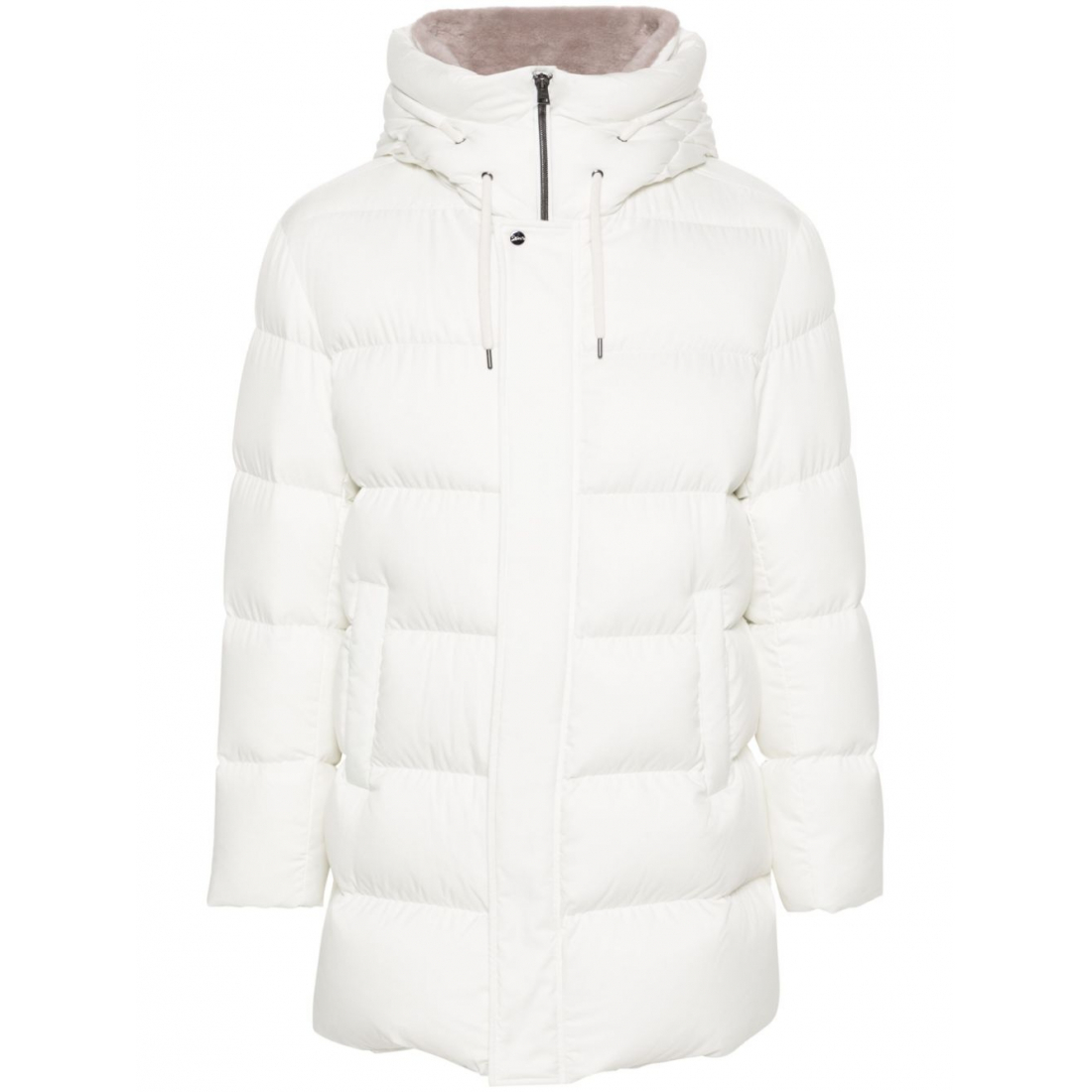 Men's 'Logo-Plaque' Coat