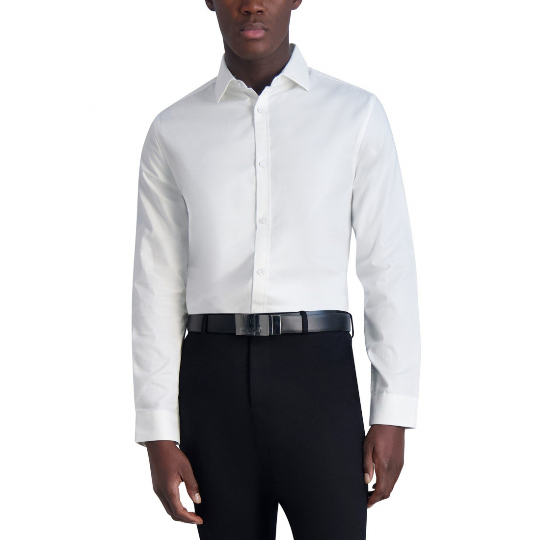 Chemise 'Slim-Fit Jacquard Woven' pour Hommes