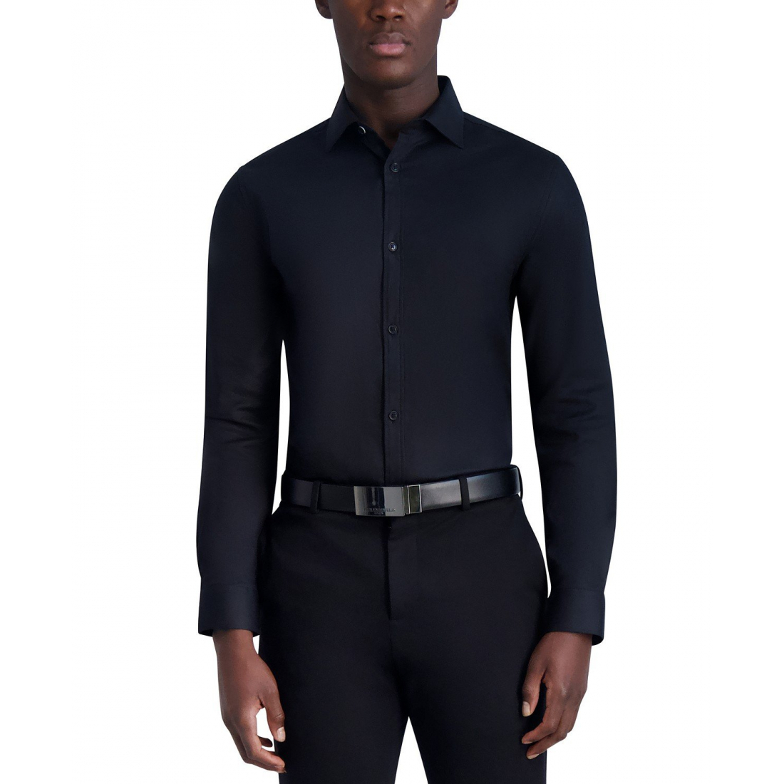 Chemise 'Slim-Fit Twill Woven' pour Hommes