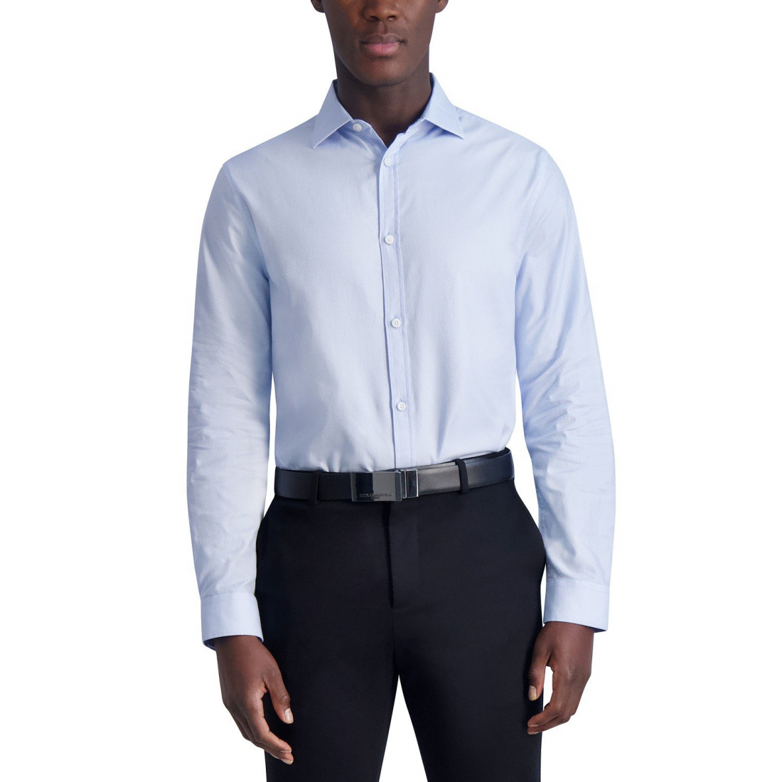 Chemise 'Slim-Fit Diamond Woven' pour Hommes