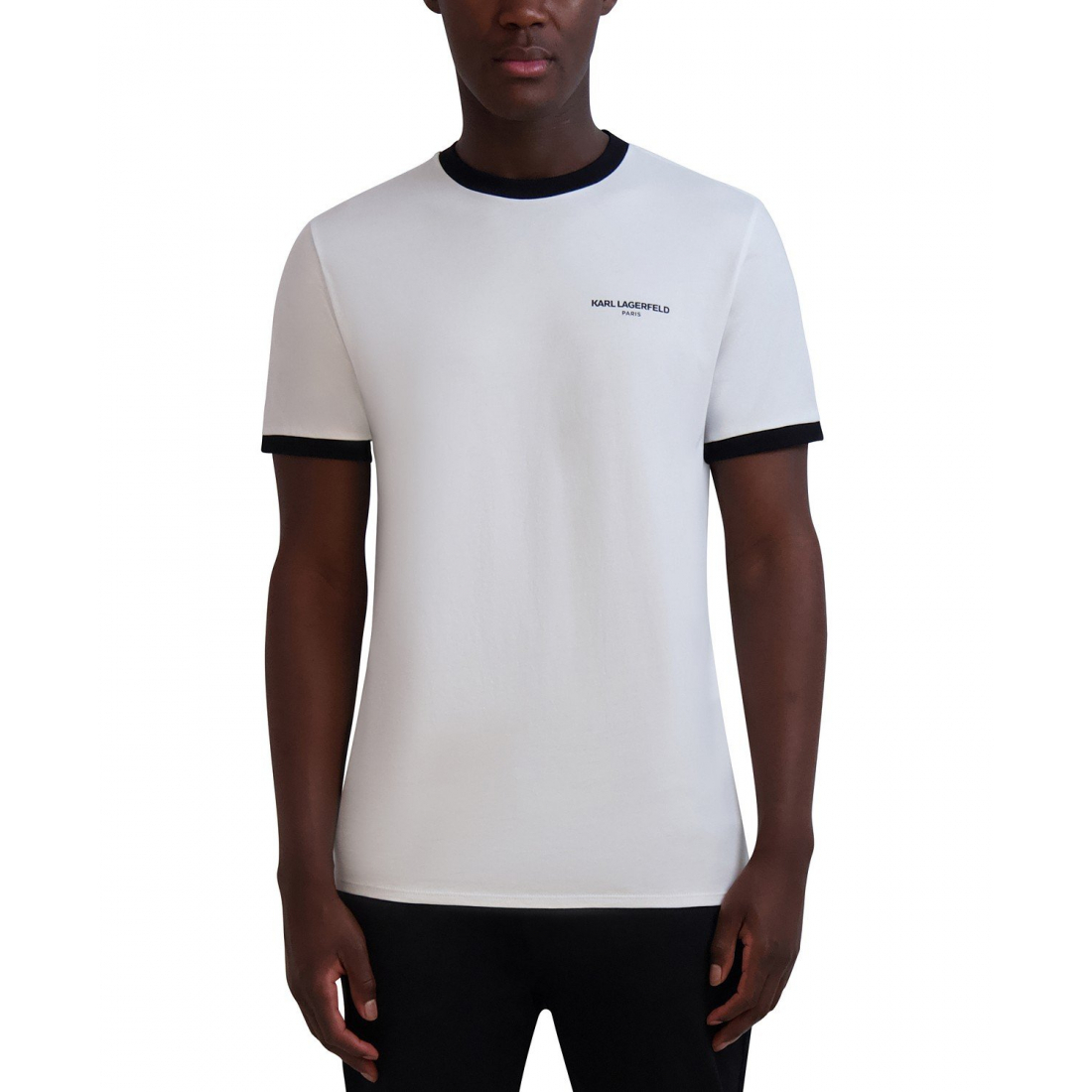 'Ringer Logo T-Shirt' pour Hommes