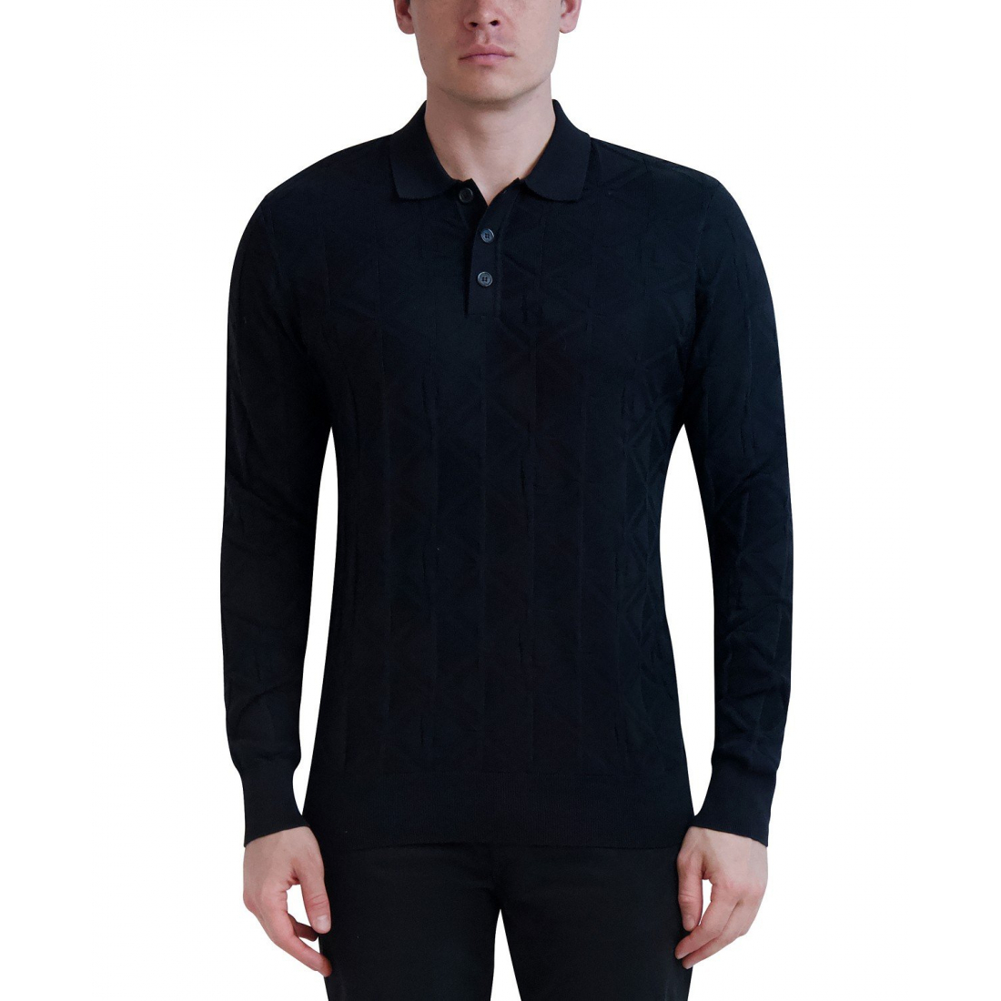 Polo manches longues 'Embossed Polo' pour Hommes