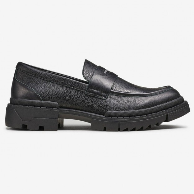 Men's 'Tumbled Leather Lug Sole Penny' Loafers
