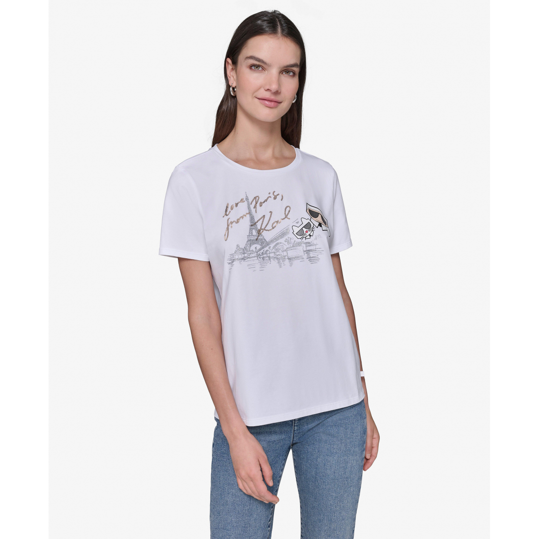 T-shirt 'Duo In Paris Tee' pour Femmes