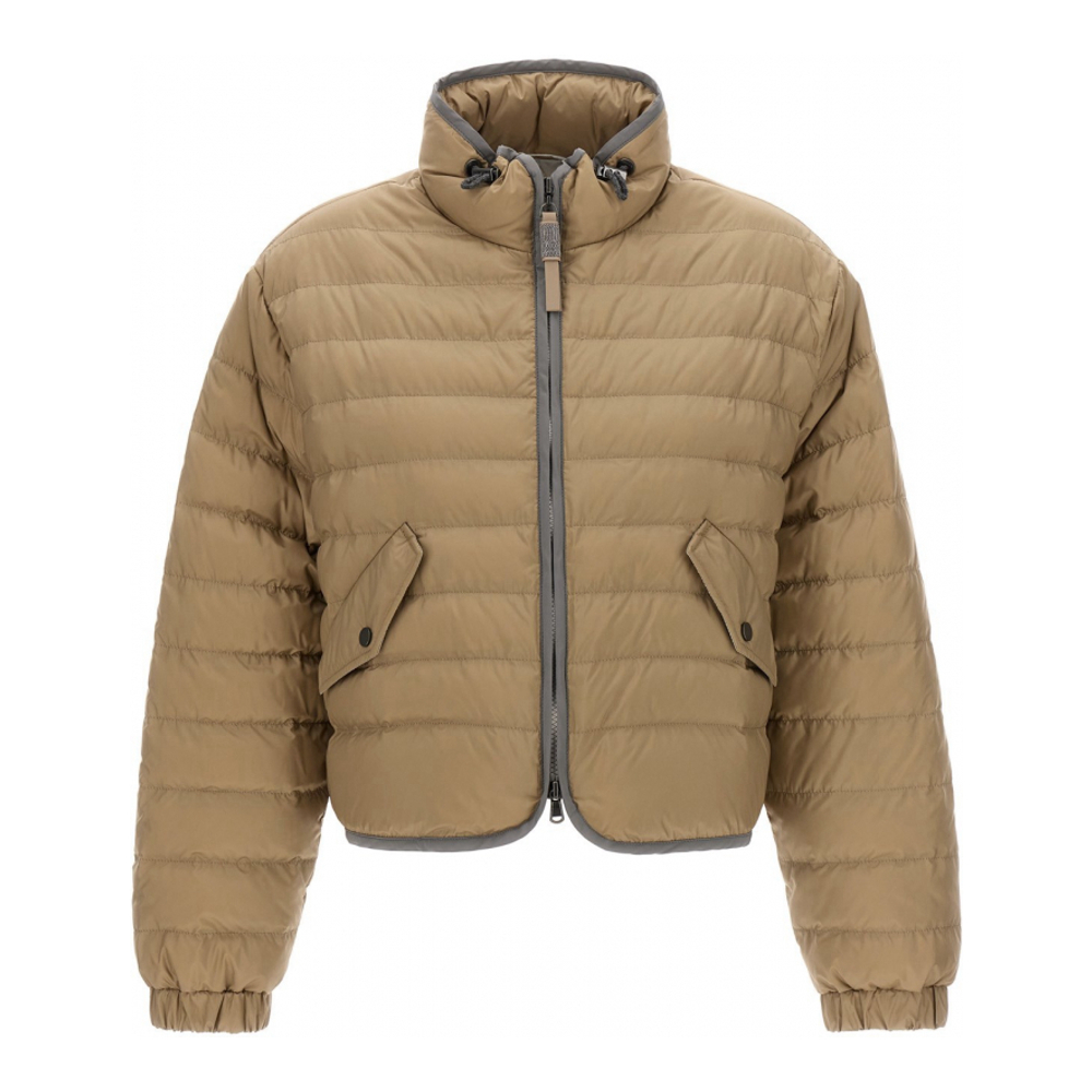 Women's 'Monile Detail' Down Jacket