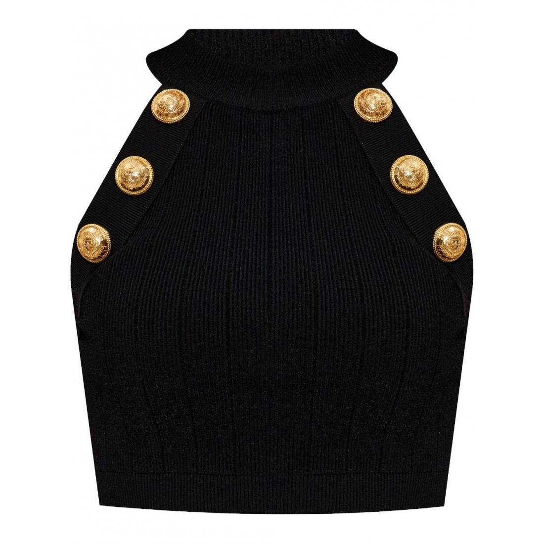 Top dos nu 'Button-Detail' pour Femmes