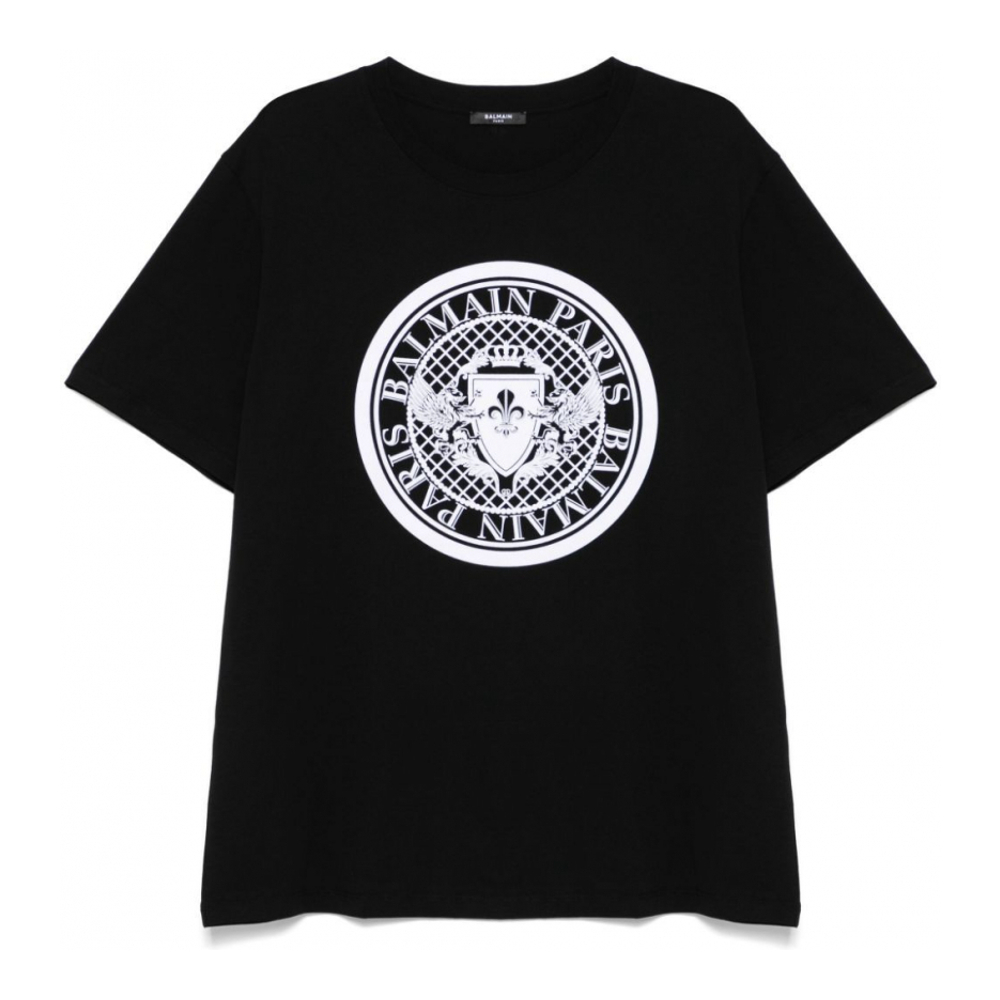 T-shirt 'Flocked-Logo' pour Hommes