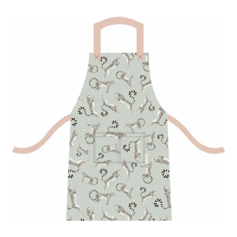 Cheetah Apron 100% Cotton