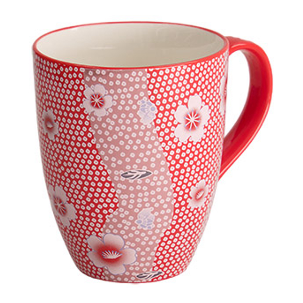 Kawaii Flower Mug Red 8.5 x 10.2 cm 380 ml GB