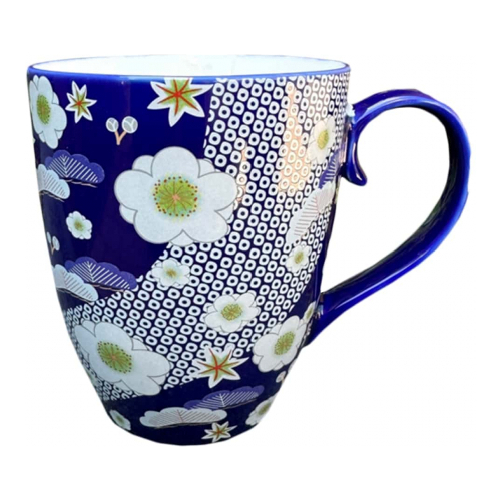 Kawaii Flower Mug Blue 8.5 x 10.2 cm 300 ml GB