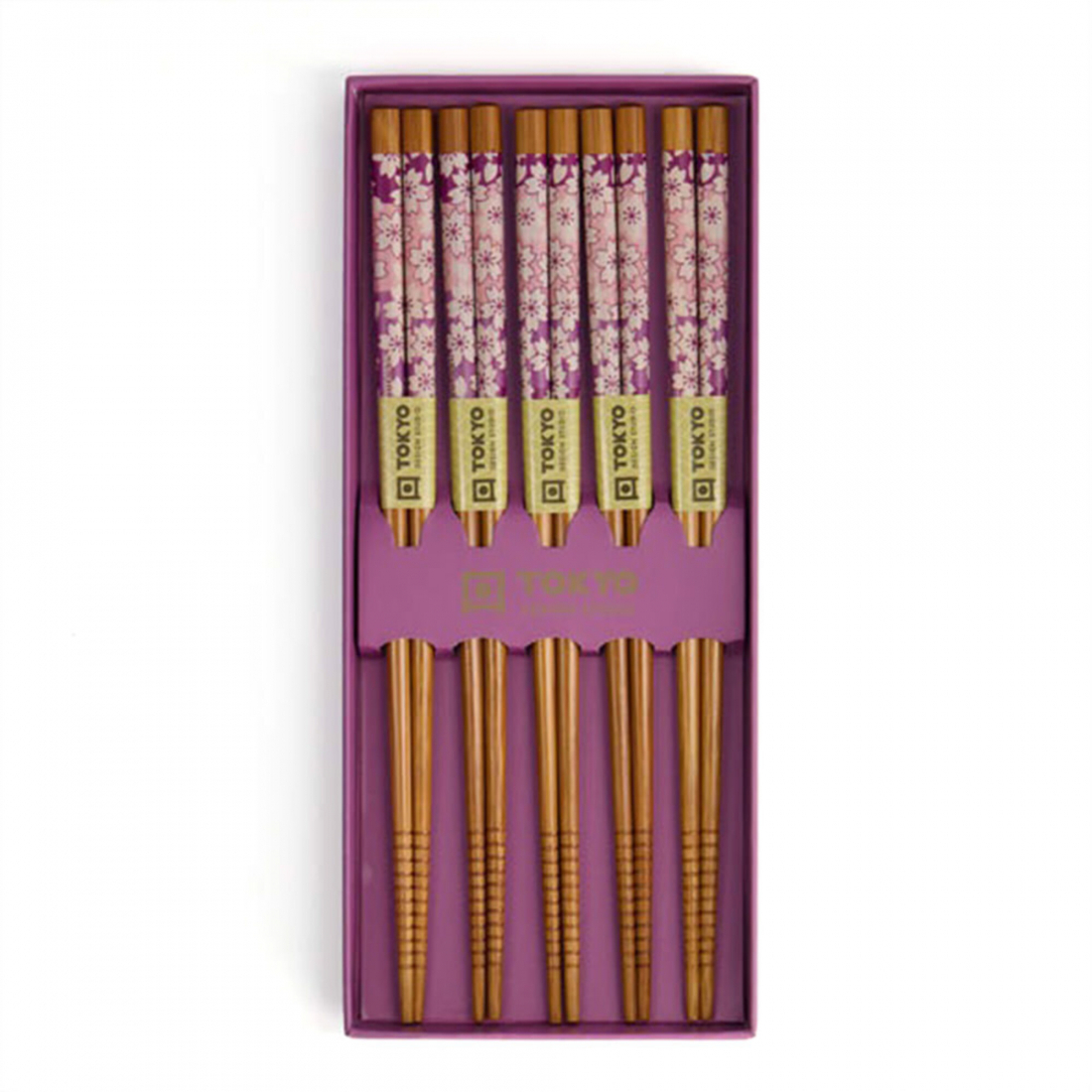 Essstäbchen-Geschenkset/5 Lila Sakura